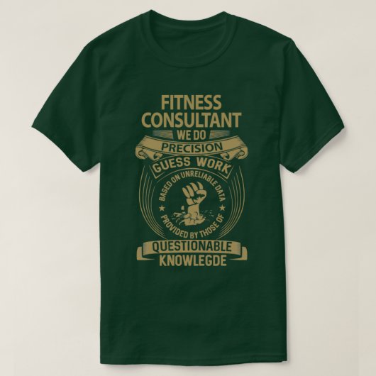 Geschikte consultant: we doen een precisie-object  t-shirt (Design voorkant)