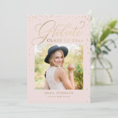 Geschikte, EDITABLE Afstuderen-uitnodiging Kaart (Staand voorkant)