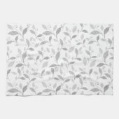 Geschikte getextureerde grijze keukenhanddoek (Horizontaal)