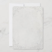 Geschikte interreligieuze huwelijksuitnodigingen kaart (Achterkant)