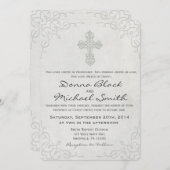 Geschikte interreligieuze huwelijksuitnodigingen kaart (Voorkant / Achterkant)