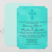 Geschikte interreligieuze huwelijksuitnodigingen kaart (Voorkant / Achterkant)