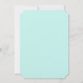 Geschikte interreligieuze huwelijksuitnodigingen kaart (Achterkant)