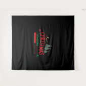 Geschikte kerstbelasting voor familie wandkleed (Voorkant (horizontaal))