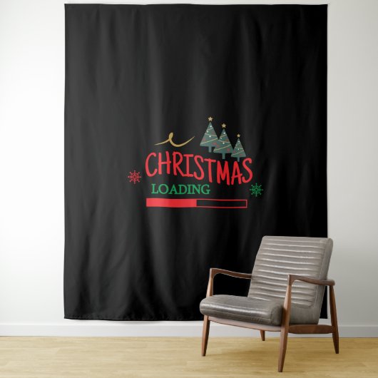 Geschikte kerstbelasting voor familie wandkleed (In situ)