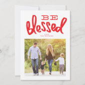 Geschikte kerstfoto zonder kerst feestdagenkaart (Voorkant)