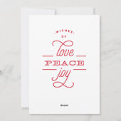 Geschikte kerstfoto zonder kerst feestdagenkaart (Achterkant)