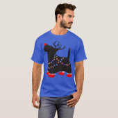 Geschikte kerstverlichting met Pajama Scottie Dog T-shirt (Voorkant volledig)