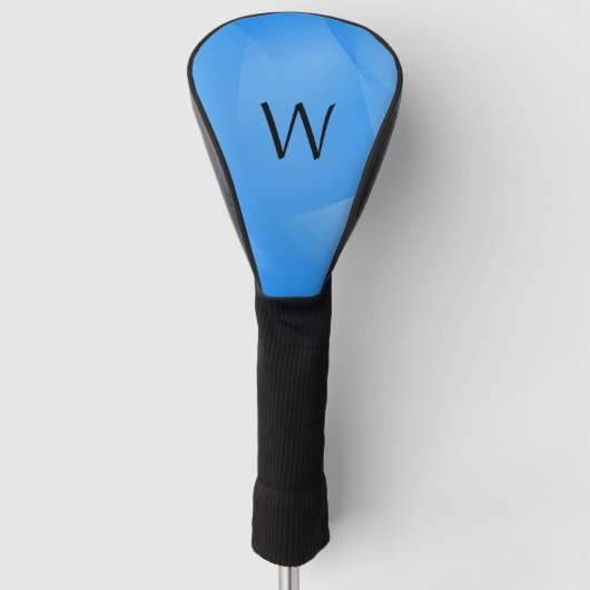 Geschikte lagen blauw Initiaal van de Accent Golfheadcover (Voorkant)