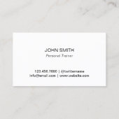 Geschikte persoonlijke trainer Geometrische mozaïe Visitekaartje (Achterkant)