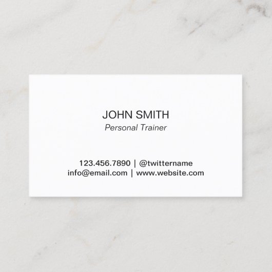 Geschikte persoonlijke trainer Geometrische mozaïe Visitekaartje (Achterkant)