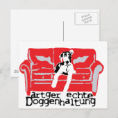 Geschikte teelt van Doggen Briefkaart (Voorkant / Achterkant)