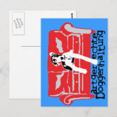 Geschikte teelt van Doggen Briefkaart (Voorkant / Achterkant)