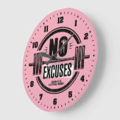 Geschikte wandklok met gepersonaliseerde damesklok (Hoek)