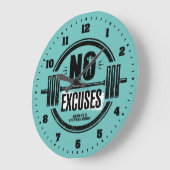 Geschikte wandklok met gepersonaliseerde damesklok (Hoek)