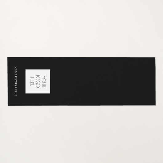 Geschikte zakelijke Sjabloon werkout zwart Yogamat (Achterkant (horizontaal))