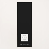 Geschikte zakelijke Sjabloon werkout zwart Yogamat (Voorkant)