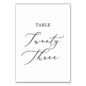 Geschikte zwarte kalligrafietabel 23 kaart (Achterkant)