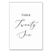 Geschikte zwarte kalligrafietabel 26 kaart (Achterkant)