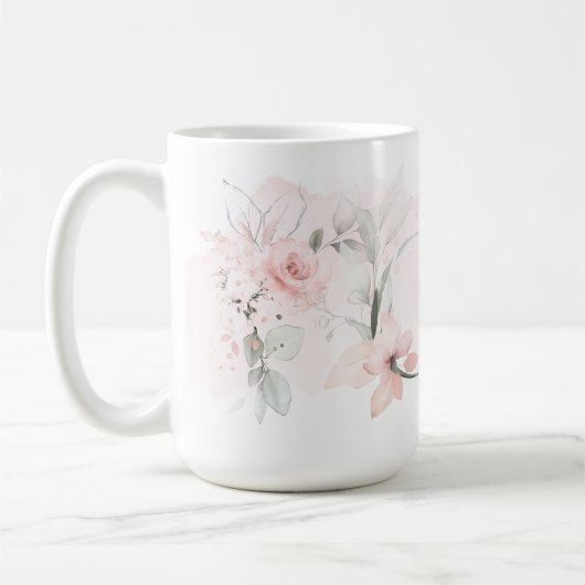 Geschikte zwarte roze monogram G Koffiemok (Links)