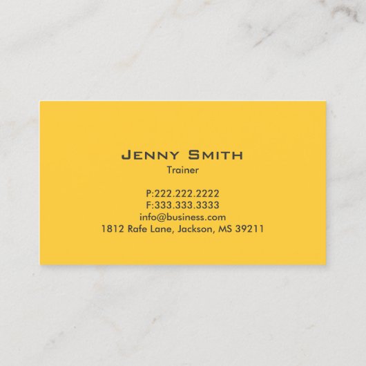 Geschiktheid bij gewichtsverlies meisje visitekaartje (Achterkant)