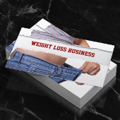 Geschiktheid bij gewichtsverlies meisje visitekaartje