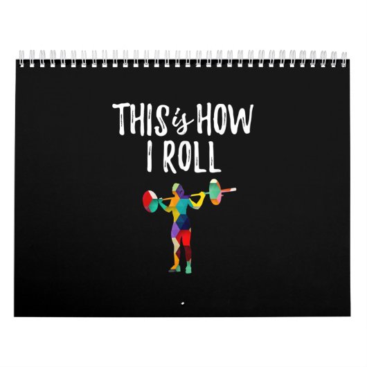 Geschiktheid Dit is hoe ik Gym Bodybuilding Girl r Kalender (Hoes)