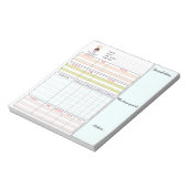 Geschiktheid: doe het voor je eigen; Motivatie pla Notitieblok (Linkerzijde)