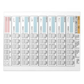 Geschiktheid: doe het voor je eigen; Motivatie pla Notitieblok (Voorkant)