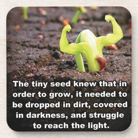 Geschiktheid en Bodybuilding Motivatie Bier Onderzetter (Voorkant)