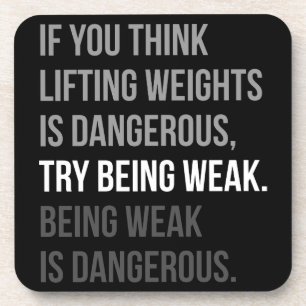 Geschiktheid en Bodybuilding Motivatie Drankjes Onderzetter