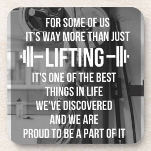 Geschiktheid en Bodybuilding Motivatie Drankjes Onderzetter