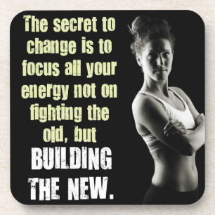 Geschiktheid en Bodybuilding Motivatie Drankjes Onderzetter