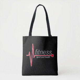 Geschiktheid en sport tote bag