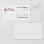 Geschiktheid en sport visitekaartje (Voorkant / Achterkant)