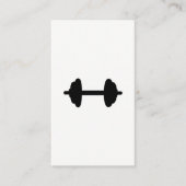 Geschiktheid gewicht Simple Black en White Visitekaartje (Voorkant)