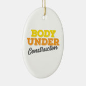 Geschiktheid Gym Gift Body onder constructietoeste Keramisch Ornament (Rechts)