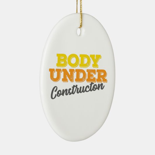 Geschiktheid Gym Gift Body onder constructietoeste Keramisch Ornament (Rechts)