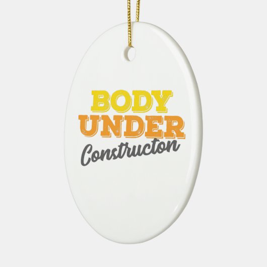 Geschiktheid Gym Gift Body onder constructietoeste Keramisch Ornament (Links)