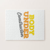 Geschiktheid Gym Gift Body onder constructietoeste Legpuzzel (Horizontaal)