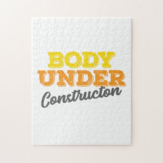 Geschiktheid Gym Gift Body onder constructietoeste Legpuzzel (Verticaal)