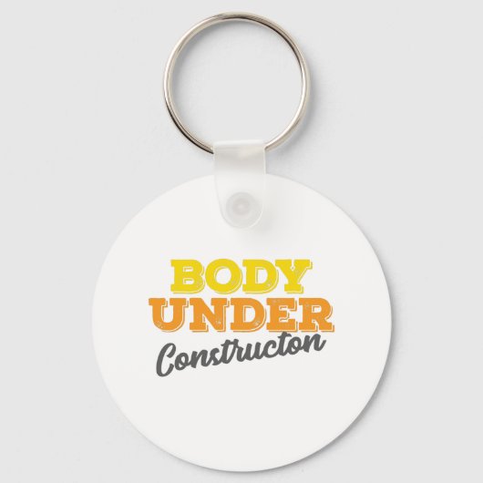 Geschiktheid Gym Gift Body onder constructietoeste Sleutelhanger (Voorkant)