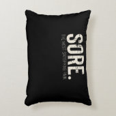 Geschiktheid Gym Workout Motivatie citaat Accent Kussen (Voorkant(Verticaal))