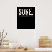 Geschiktheid Gym Workout Motivatie citaat Poster (Keuken)