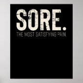 Geschiktheid Gym Workout Motivatie citaat Poster (Voorkant)