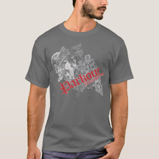 Geschiktheid is onze kleur (donker/rood) t-shirt