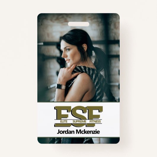 Geschiktheid | Logo voor persoonlijke opleidingsti Badge (Voorkant)