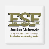 Geschiktheid | Logo voor persoonlijke opleidingsti Magneet (Voorkant)