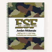 Geschiktheid | Logo voor persoonlijke opleidingsti Notitieboek (Voorkant)