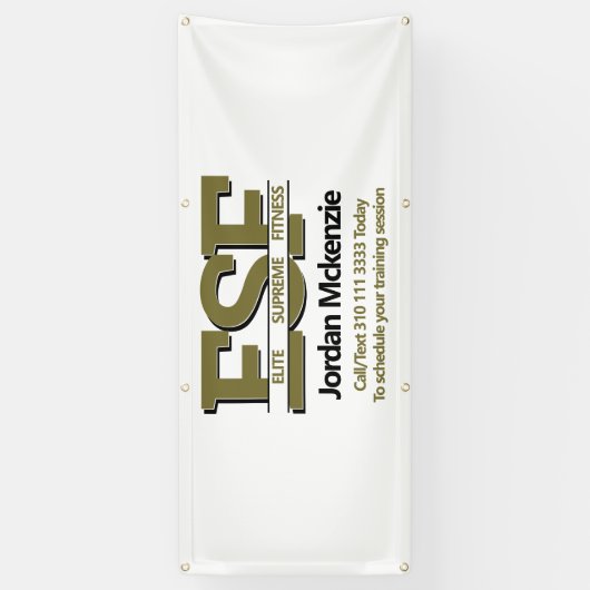 Geschiktheid | Logo voor persoonlijke opleidingsti Spandoek (Verticaal)